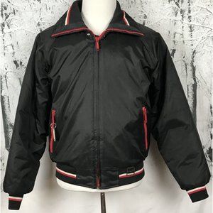 Yamaha Maxim Wear Vintage Men’s Snowmobile Jacket Red Black Bomber Size M